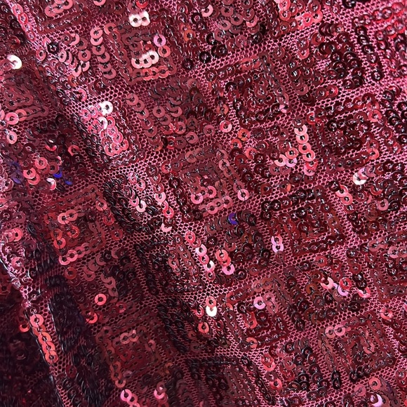 Miss Ord XL Ruby red sequins ball gown - Picture 15 of 15